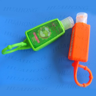 30ml hand sanitizer bottle with silicon holder for travel